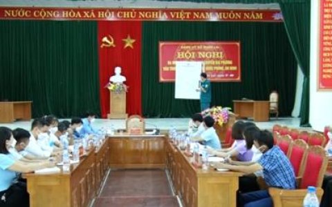 HUYỆN THỌ XUÂN: DIỄN TẬP CHIẾN ĐẤU PHÒNG THỦ ĐIỂM TẠI XÃ XUÂN LAI