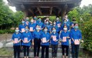 Đoàn xã Xuân Giang tổ chức lễ kết nạp Đoàn viên mới năm 2021