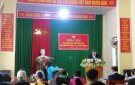 ĐỒNG CHÍ BÍ THƯ HUYỆN ỦY LÊ ĐÌNH HẢI DỰ NGÀY HỘI ĐĐK TOÀN DÂN TỘC TẠI KHU DÂN CƯ THÔN 2 XÃ XUÂN GIANG